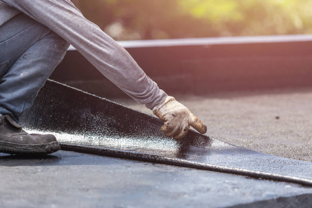 Professional Waterproofing technician working in Cowlesville, NY